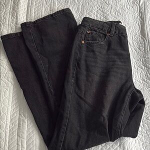 Garage Black 90s Straight-Leg Jeans size 5 (27)